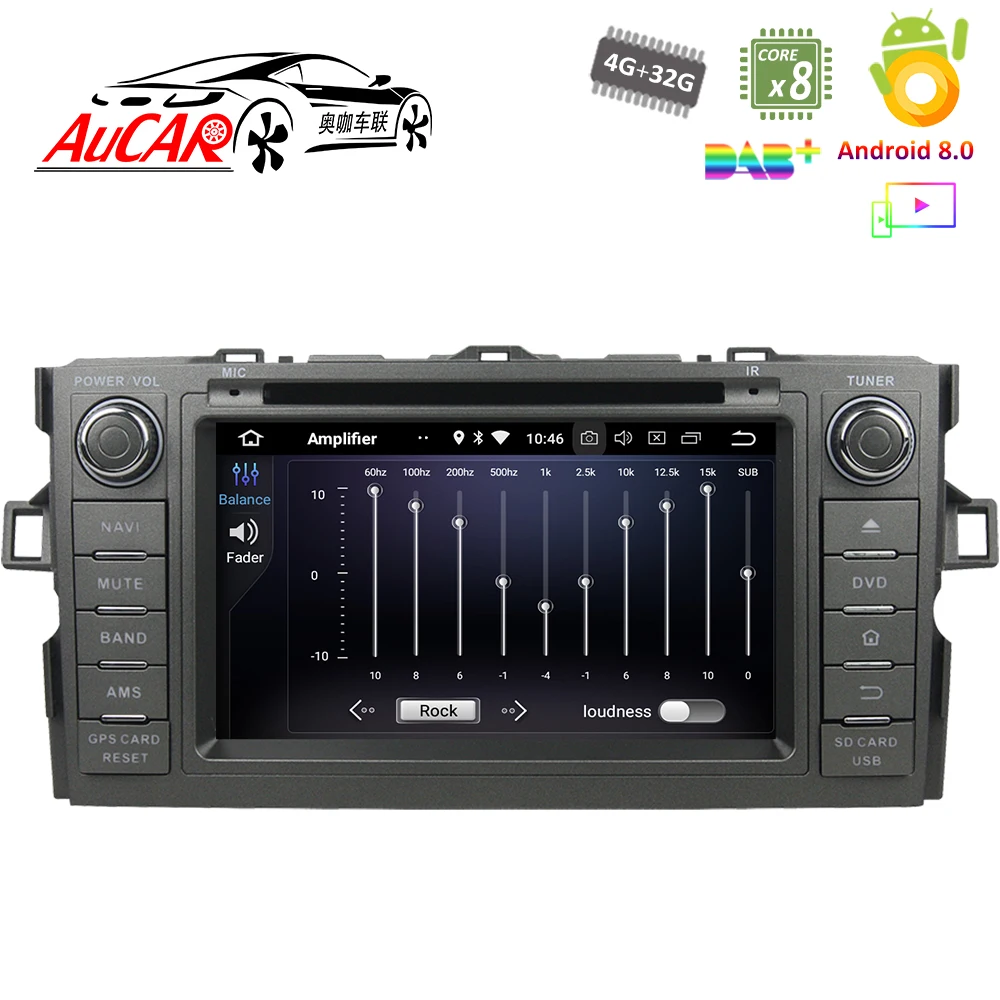 Сенсорный экран для Toyota Auris Автомобильный GPS dvd плеер мультимедийная система HD