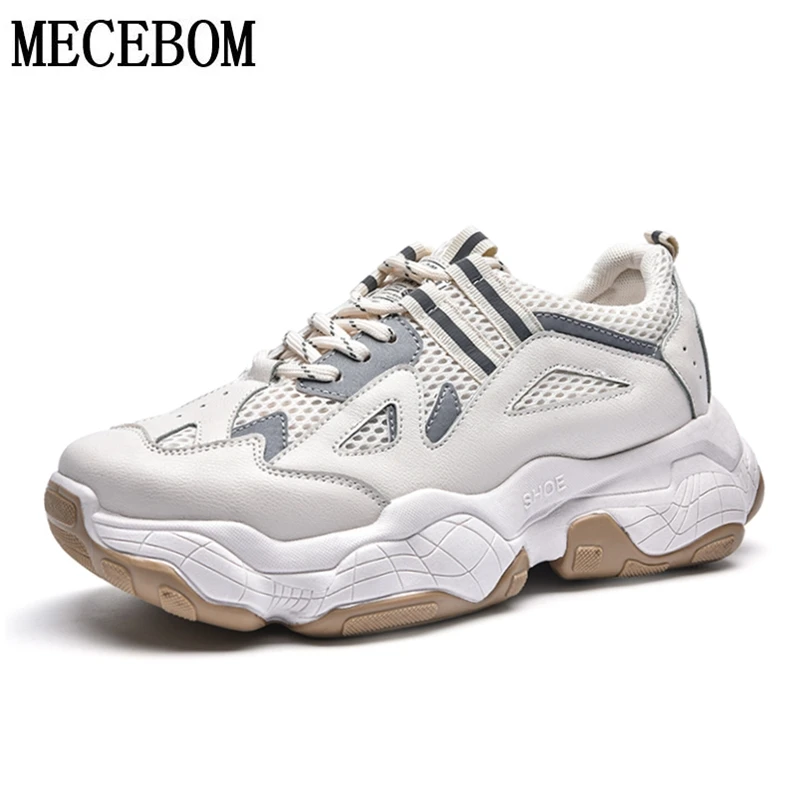 Мужская повседневная обувь для папы Модные мужские кроссовки на толстой подошве