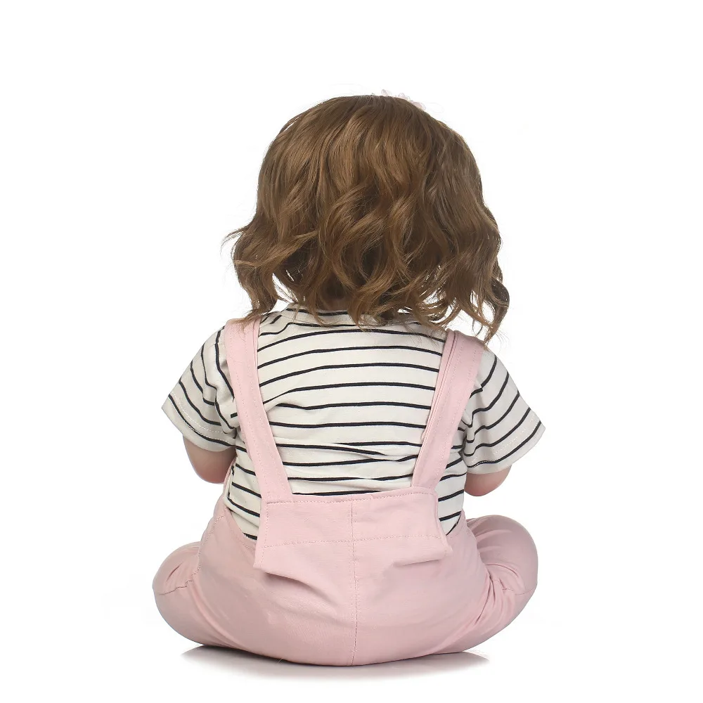 Новорожденных девочек чистые Reborn Baby28 &quotвсего тела силикона Baby Doll девочка