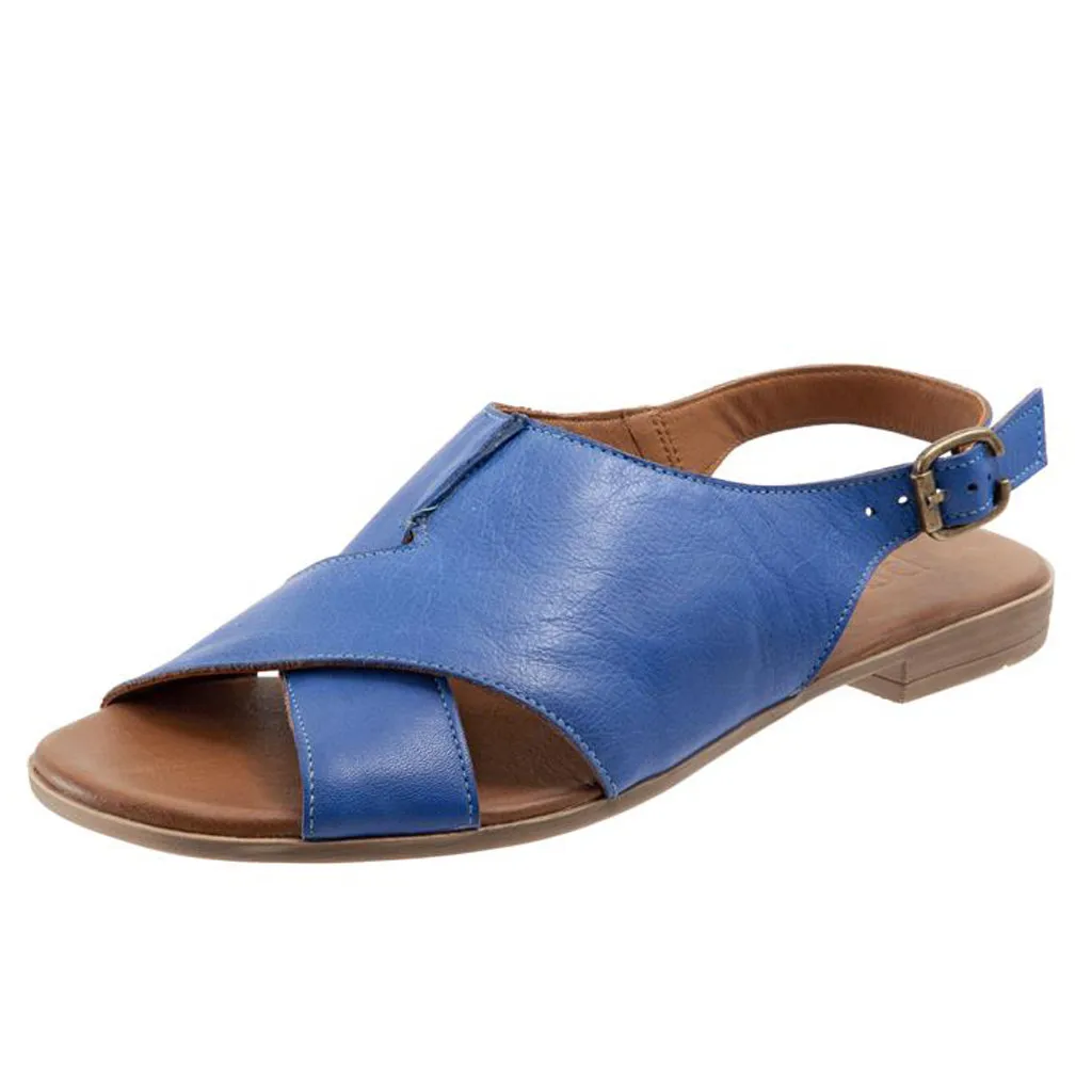 SAGACE Summer Women's Sandals Retro Buckle-Strap Flat Bottom Roman Ladies Shoes Sexy High Quality Outside | Обувь