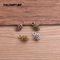 20pcs 5713mm new three color pine nut charms christmas pendants for diy jewelry handmade making accessorie p6794
