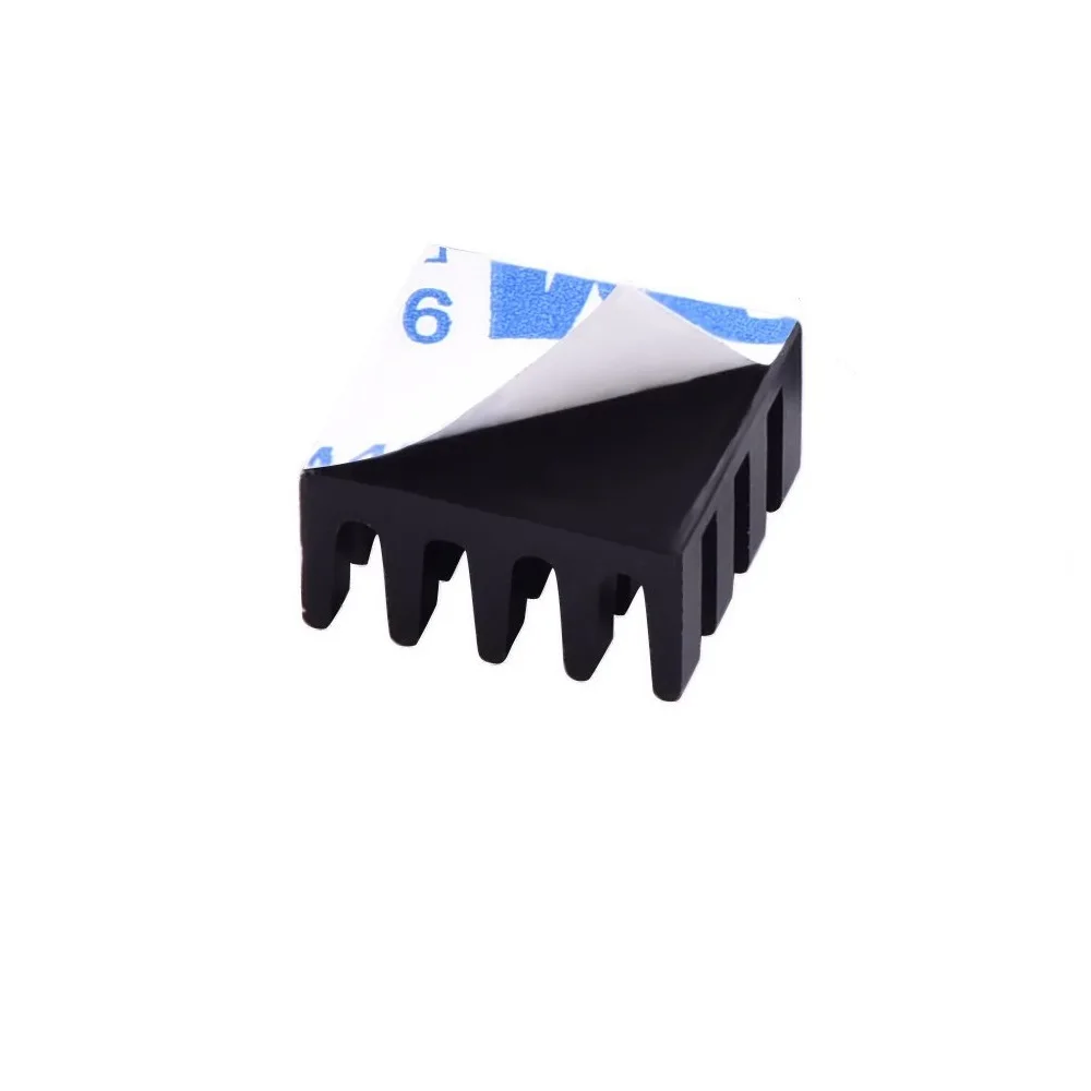 [MOQ 100 pcs ]Set of 2pcs Black Aluminum Heatsink Heat Sinks Cooler Cooling Kit for Raspberry Pi 3 2 Model B+ | Компьютеры и офис