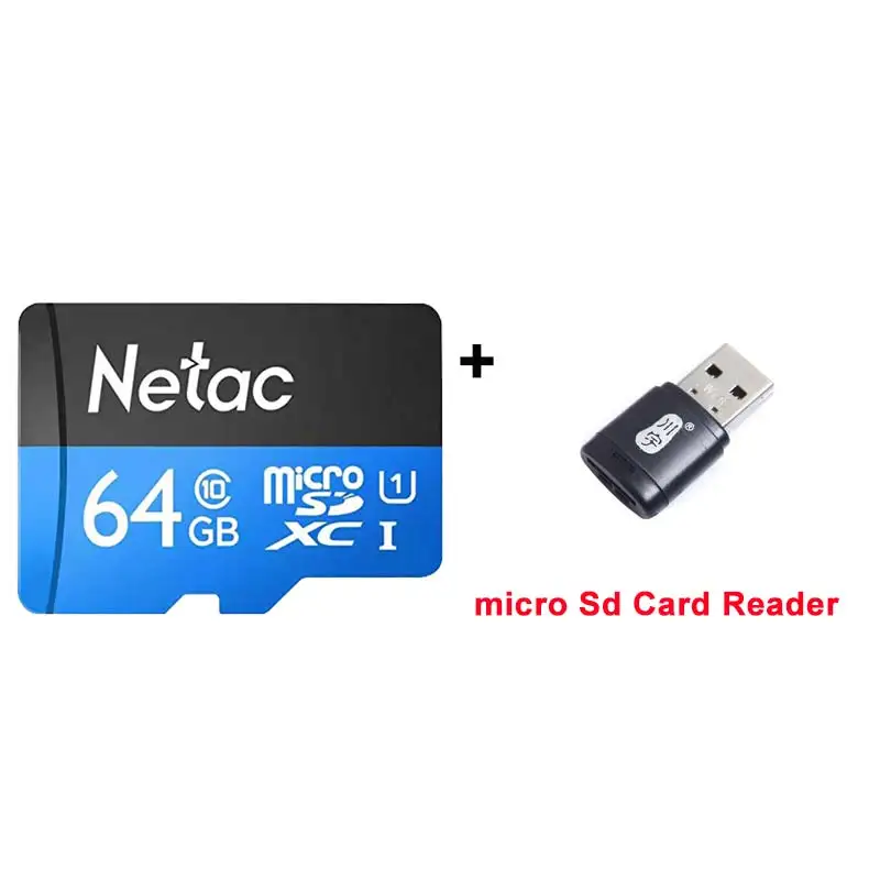 Tech-B-64G Plus TF R Netac micro SD 16 ГБ 32 ГБ 64 Гб microSDHC/SDXC mini Memroy карта карт sd карта памяти флэш-память TF карта - Емкость: Tech-B-64G Plus TF R