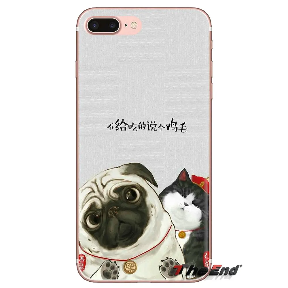 Funny Fat Cat Design Painted Pattern For LG G3 G4 Mini G5 G6 G7 Q6 Q7 Q8 Q9 V10 V20 V30 X Power 2 3 K10 K4 K8 2017 TPU Cover Bag |