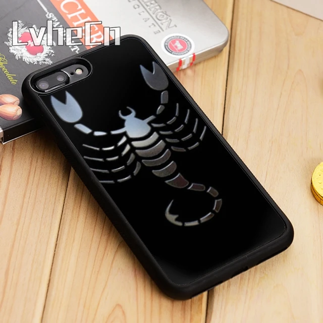 Мультяшный чехол для телефона LvheCn Scorpion с рисунком iPhone 5 6s 7 8 plus 11 12 Pro X XR XS max Samsung S7