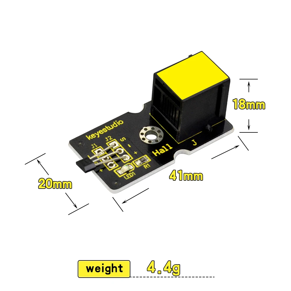 Keyestudio RJ11 EASY plug зал Магнитный сенсор модуль для Arduino пара