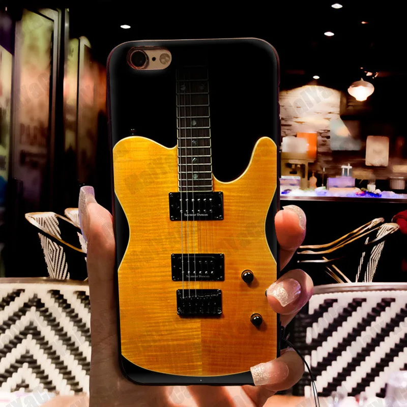 Чехол для телефона с гитарой Love Gibson iphone 11 12 Pro XR XS Max 8 7 6 6S Plus X 5 5S SE | Мобильные