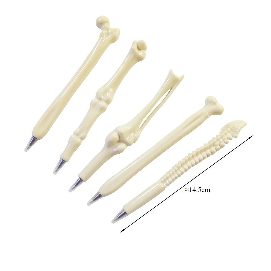 

50 Pcs/lot Ball Point Pen Bone Shape Nurse Doctor Student Teacher Stationery Gift Interesting Presents for Friends