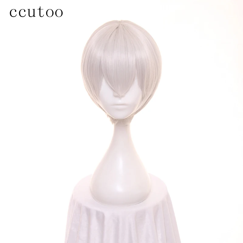 Ccutoo 12 дюймов NieR:Automata 9S YoRHa № 9 Тип S Wistalia серебристо белый короткий синтетический