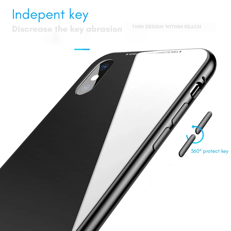 Магнитный поглощающий чехол для телефона iphone X 7 plus с металлической рамкой из