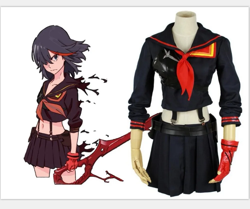2018 KILL la Ryuko Matoi карнавальный костюм аниме вечерние платья костюмы на Хэллоуин для