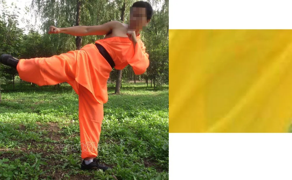 2 цвета унисекс детский и взрослый костюм Шаолинь с одним плечом одежда для