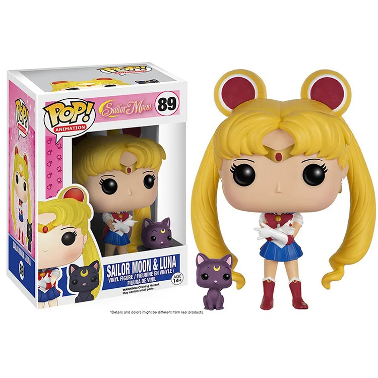Тематическая фигурка funko POP Сейлор Мун и луна статуя заяц персонаж кукла Чиби