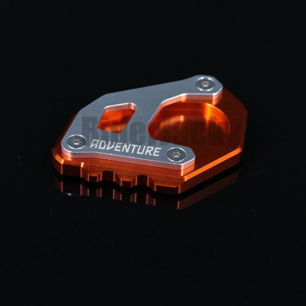 Оранжевая CNC алюминиевая подставка для мотоцикла боковая KTM 1050 1090 1190 1290 Adventure / super
