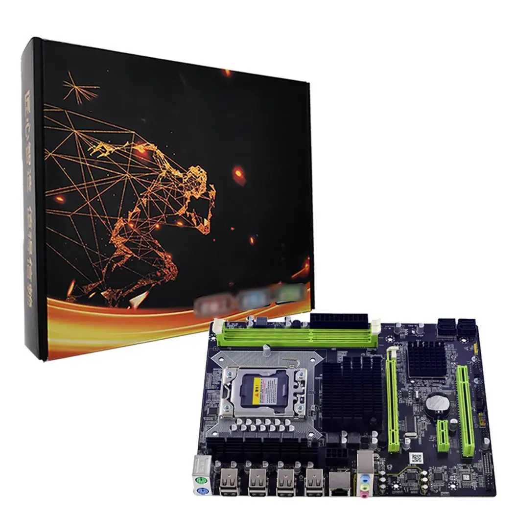 LGA1366 X58 Материнская плата Дискретная графическая резервная DDR3 REG S ATA II ECC PCI Express 16X