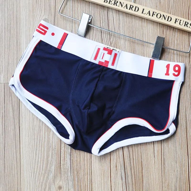 2 Dark blue 2 шт., мужское Сетчатое нижнее белье, полиэстер, Calzoncil, сексуальные полупрозрачные мужские боксеры, модные короткие трусы, боксеры, дышащие, антибактериальные - Цвет: 2 Dark blue