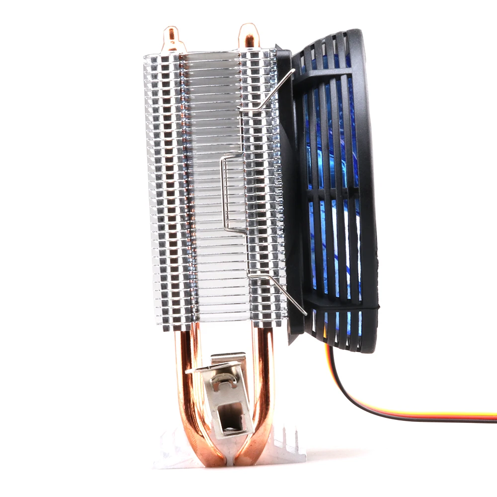 Процессорного кулера Медь двойной тепловой трубы Процессор радиатор латунь