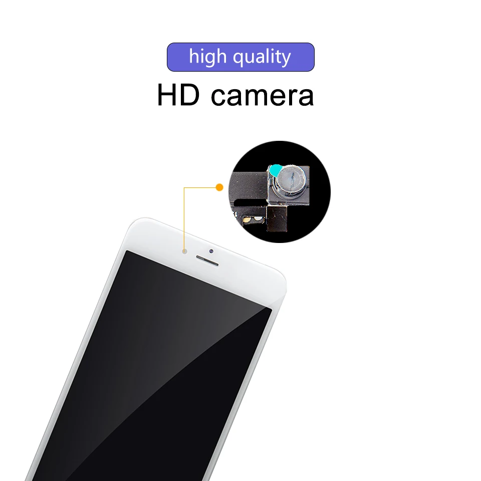 Высококачественная фронтальная камера для iPhone7 7 Plus 8 8 Plus X XS XR кольцевой держатель объектива правый датчик приближения гибкий кабель