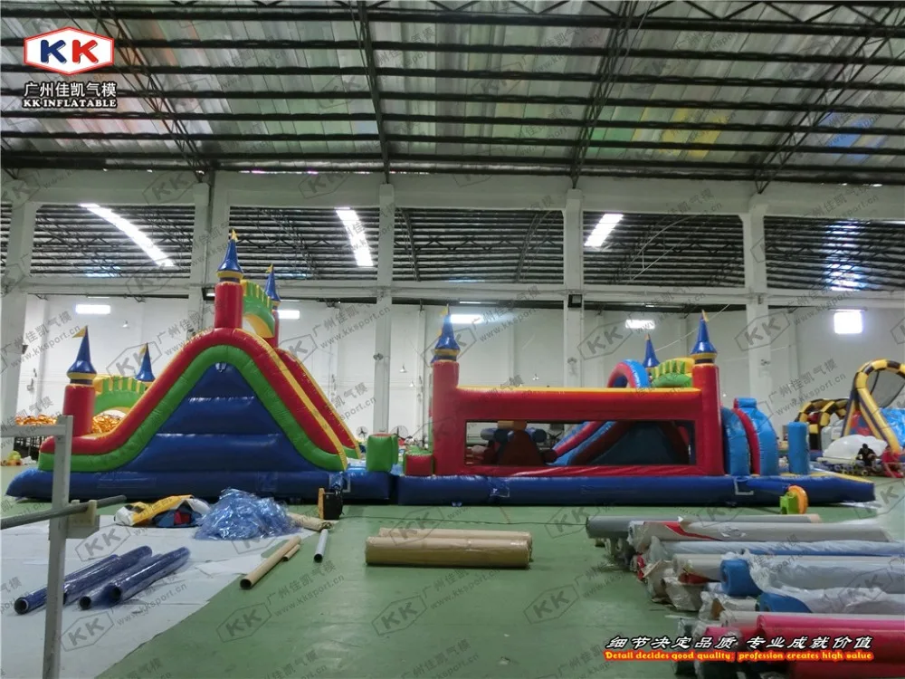 Гигантская надувная полоса препятствий для продажи Современная новейшая