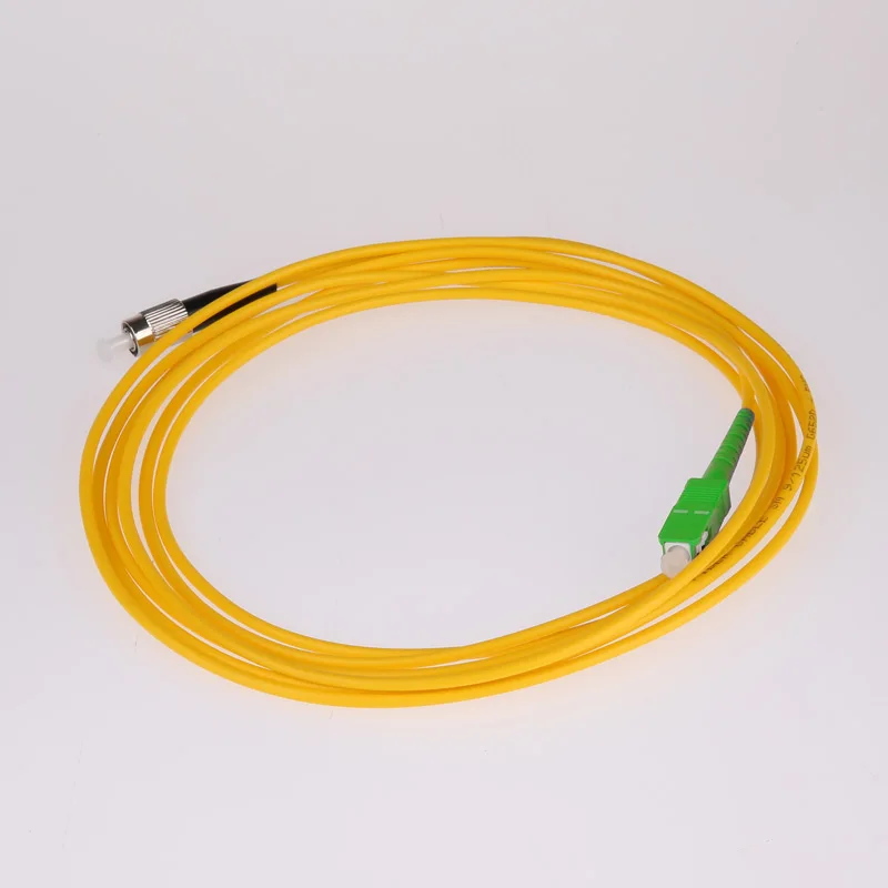 Оптоволоконный патч корд один режим SM Simplex SC/APC к FC/UPC 9/125 ftth catv 3 m оптоволоконный