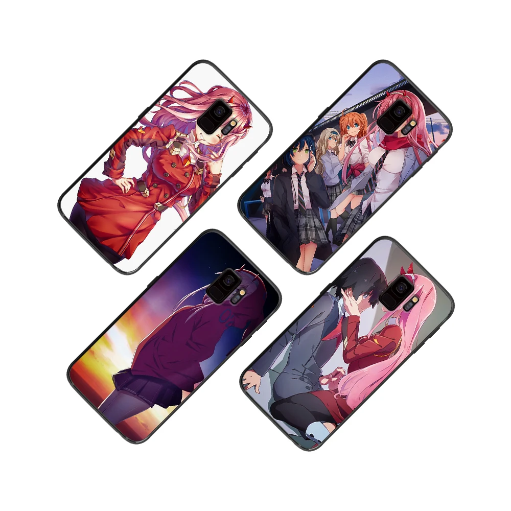 Franxx аниме индивидуальность для samsung Galaxy A5 A6 A7 A8 A9 2018 2019 плюс M10 M20 M30 мягкий чехол