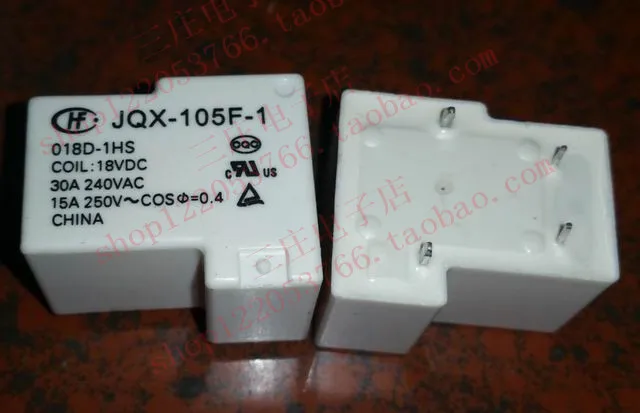 Реле JQX-105F-1 018D-1HS T90-1A-18V-4P | Строительство и ремонт
