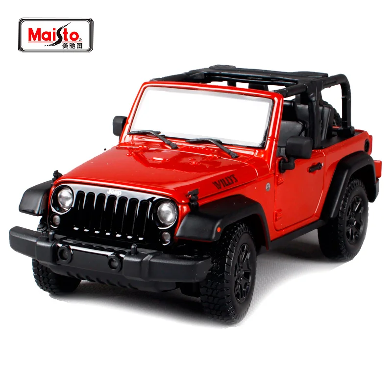 Модель автомобиля Maisto 1:18 2014 JEEP Wrangler WILLYS SUV литая модель игрушечная машинка в