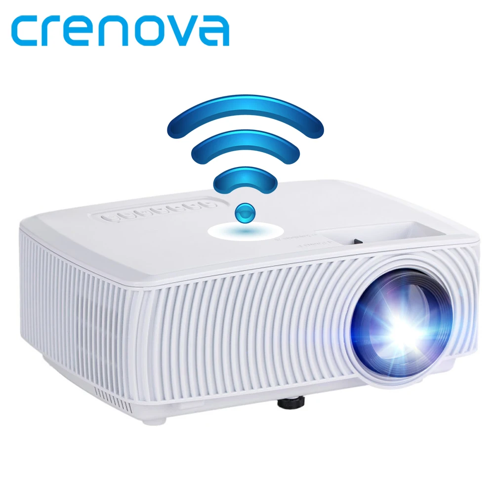 CRENOVA видео проектор Поддержка Full HD 1080P беспроводной проводной синхронизация