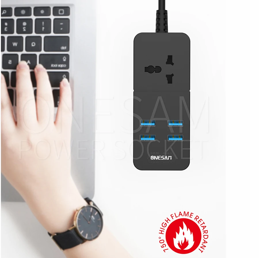 Смарт устройство для быстрой Мощность розеток 4 usb хаб с автоматической