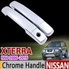 Хромированная крышка ручки двери автомобиля, Накладка для Nissan Xterra N50 X terra 2005 2006 2007 2008 2009 2010 2011 2012 2014 2015 Аксессуары