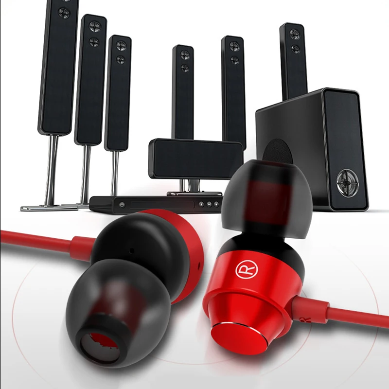 Magnetic Stereo Bass Metal in-Ear Earphones Wired Earphone Headset With Mic for xiaomi iPhone Samsung mp3 Earbuds fone de ouvido |