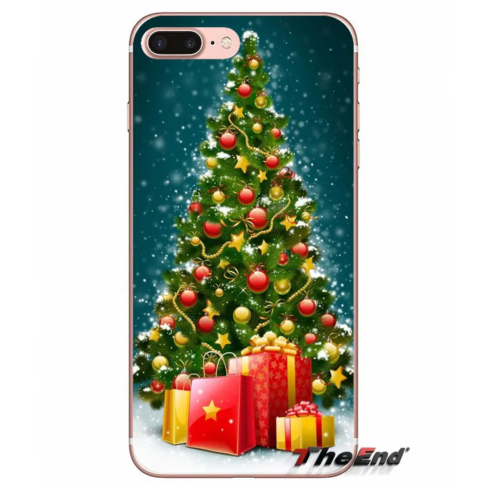 Для Samsung Galaxy S2 S3 S4 S5 MINI S6 S7 edge S8 S9 Plus Note 2 3 4 5 8 Coque Fundas рождественские подарки Санта