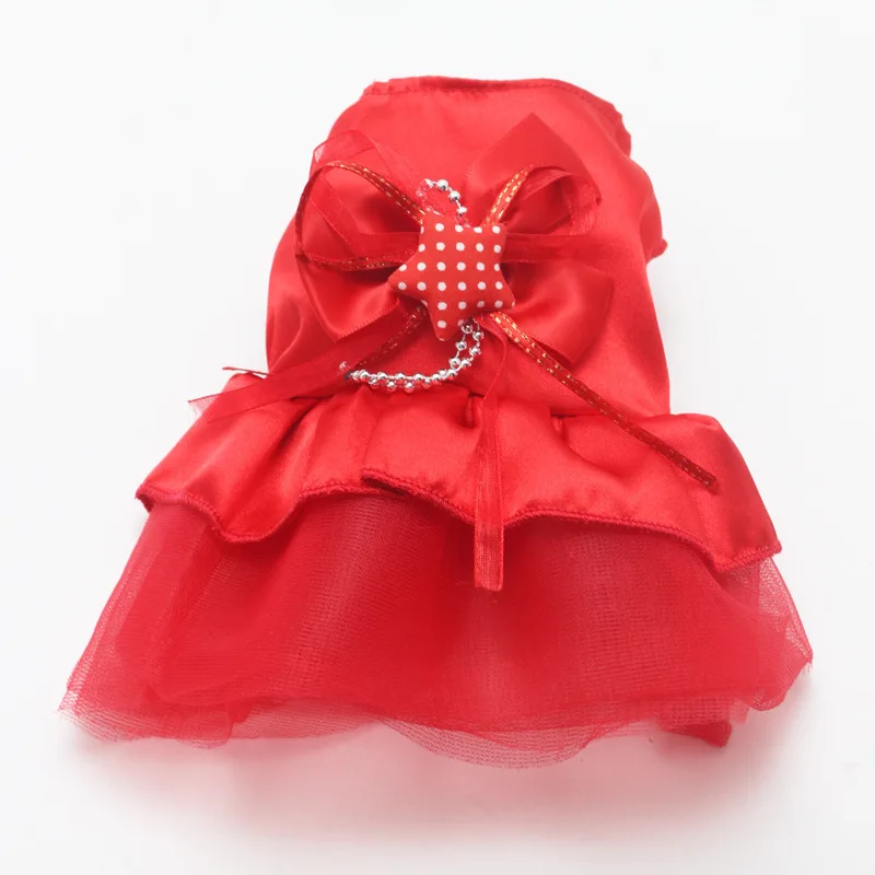 Летнее домашнее животное Чихуахуа Одежда Розовый Фиолетовый кружева платье юбка