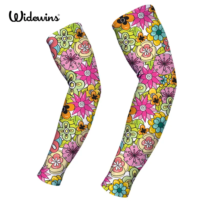 Женские цветочные велосипедные рукава MTB с защитой от УФ лучей для верховой езды