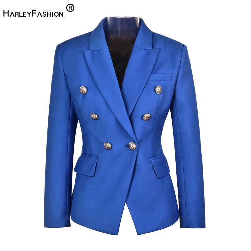 Женский блейзер HarleyFashion осенне-весенний Тонкий Блейзер большого размера в