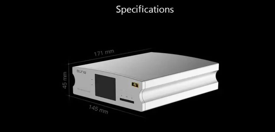 Aune X5S 6th dac декодирующий цифровой усилитель 32 бит/384 K SD вход оптический коаксиальный RCA AES выход активный динамик домашний усилитель