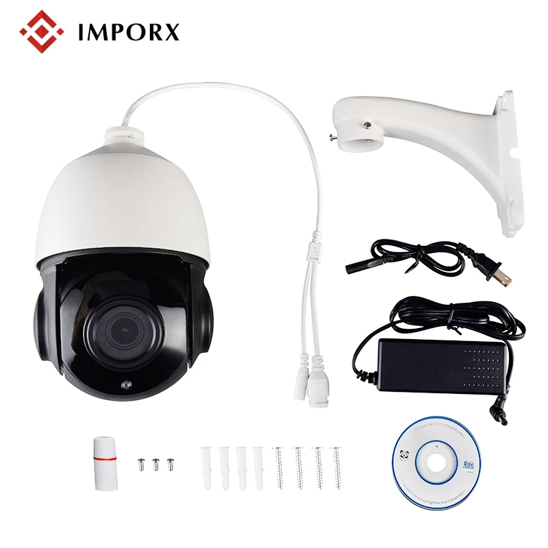 IMPORX PTZ IP камера 5MP HD 36X Мини купольная наружняя Камера Видеонаблюдения PoE наружная