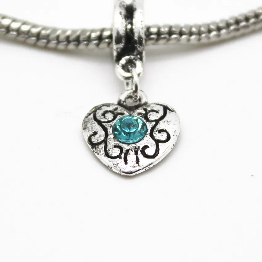 2 шт. браслет с большим отверстием Модный кулон полым замком европейские браслеты