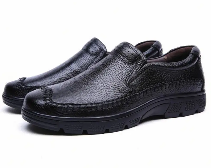 Zapatillas/мужские туфли на плоской подошве Лоферы ручной работы из натуральной кожи