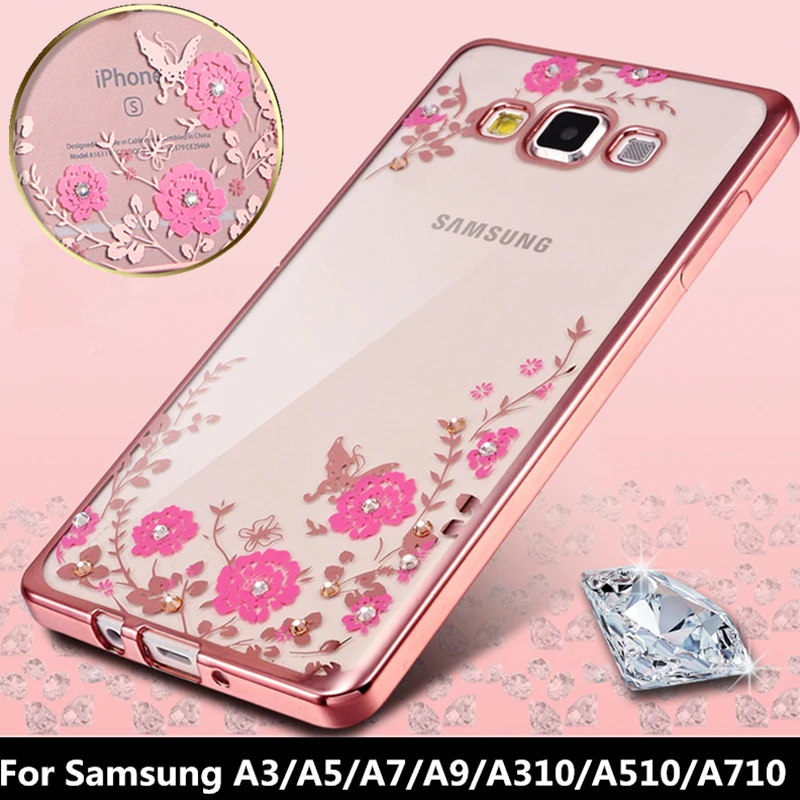 Для samsung A3 A5 A7 A8 A9 Secret Garden Покрытие мягкий чехол из ТПУ с принтом &quotблестящих