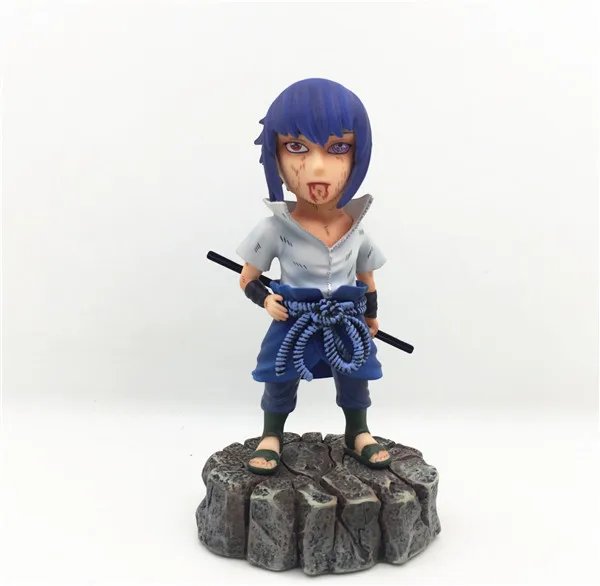 HKXZM аниме 16 см Наруто Ураганные Хроники Узумаки/Uchiha Sasuke GK Статуя Фигурка модель