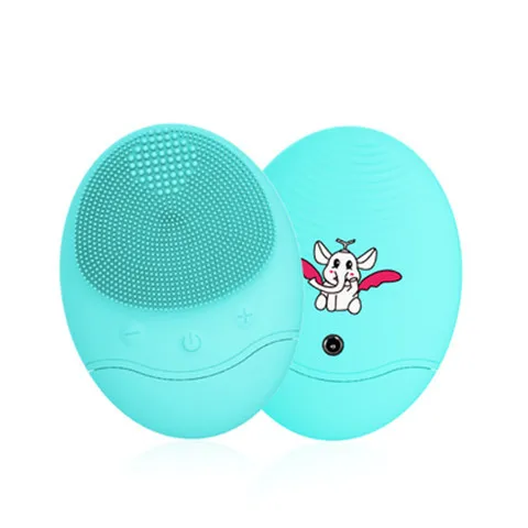 blue Новинка Foreoers lunaing mini 2 электрическая силиконовая кисть для лица зарядка через USB силиконовые щетки для лица hifus - Цвет: blue