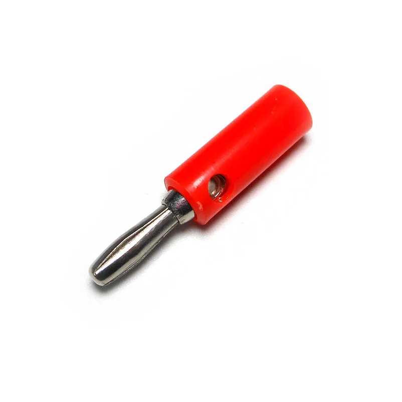white head red 4mm 4 мм красный/черный фонарь s вилка типа банан тест в форме фонаря Тип штекера типа банан белый/золотой цвет разъем разъема - Цвет: white head red 4mm