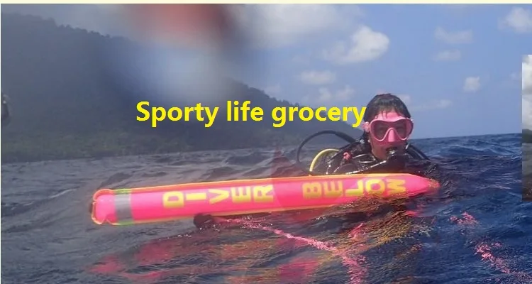 SMB подводный безопасности сигнала погружения буй float раздувать трубки 1.2Mx18cn Diver