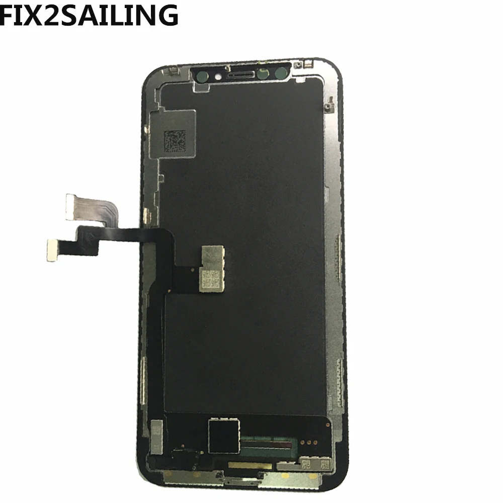 Для iPhone X класс AAA+++ 1:1 совершенно OEM ЖК-дисплей кодирующий преобразователь сенсорного экрана в сборе Замена 5,8 дюймов