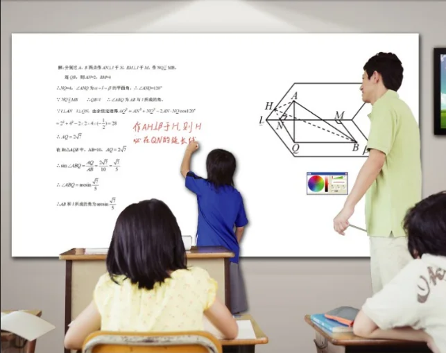 Multi прикосновения руки и пера Управление подвижные Smart Board переносная интерактивная доска для интерактивной стене игры