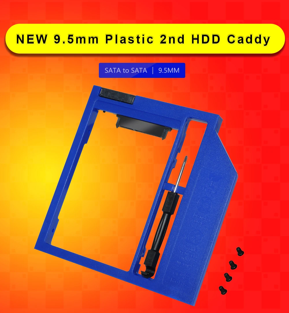 DeepFox 2nd HDD Caddy 9,5 мм SATA 3,0 2," SSD Optibay CD DVD для HDD чехол Корпус CD-ROM ODD для Apple Macbook Pro Air 13" 15"