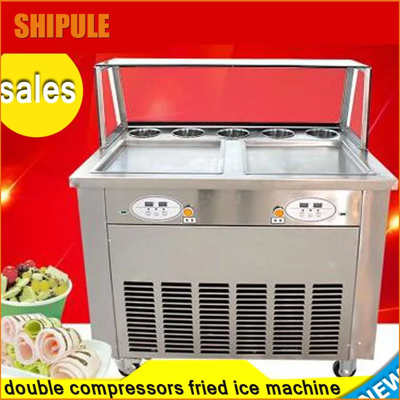 

Новый цифровой двойной компрессор двойная квадратная сковорода с 5 начинками машина для приготовления жареного мороженого машина для приг...