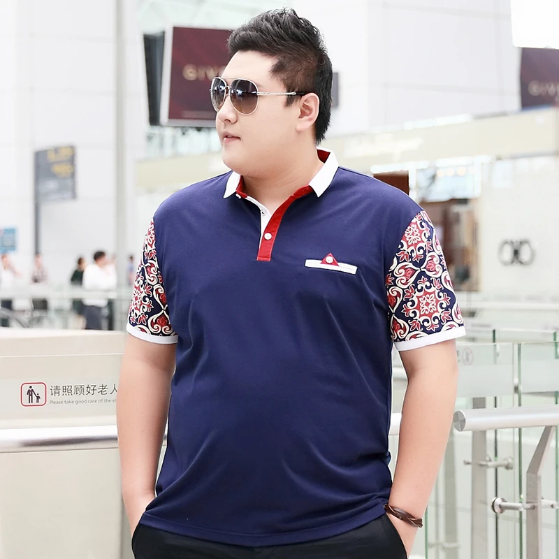 Рубашка-поло мужская хлопковая с коротким рукавом Модный брендовый Повседневный