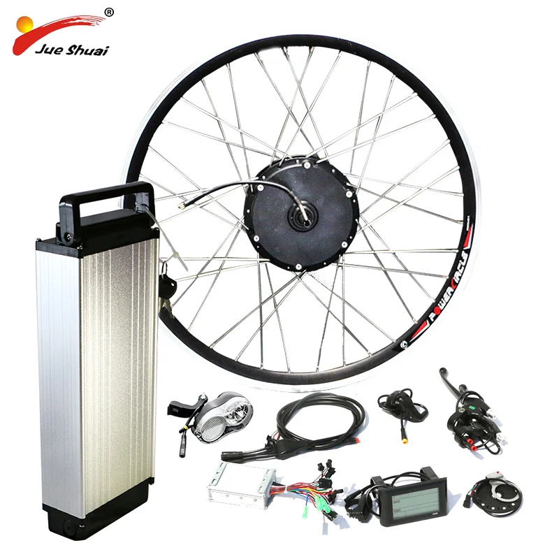 48V 500W комплект для переоборудования электрического велосипеда с Батарея 12AH мотор